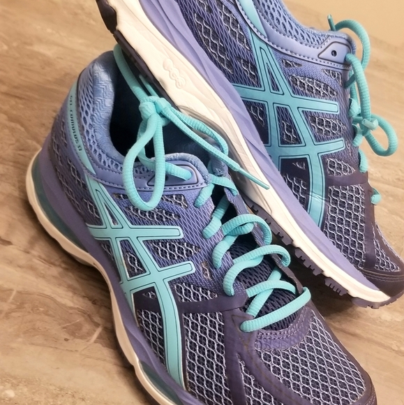 Asics blue women's shoes size 7.5 US - Picture 2 of 13